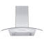 Hotte murale convertible 30 pouces KZ 400 CFM en acier inoxydable brossé 430