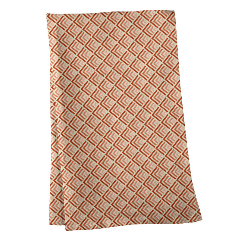 Tea Towel Kitchen Towel, Orange, Cotton Twill