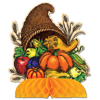 Paper Thanksgiving Centerpiece