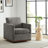 Benten Upholstered Swivel Armchair-165201073