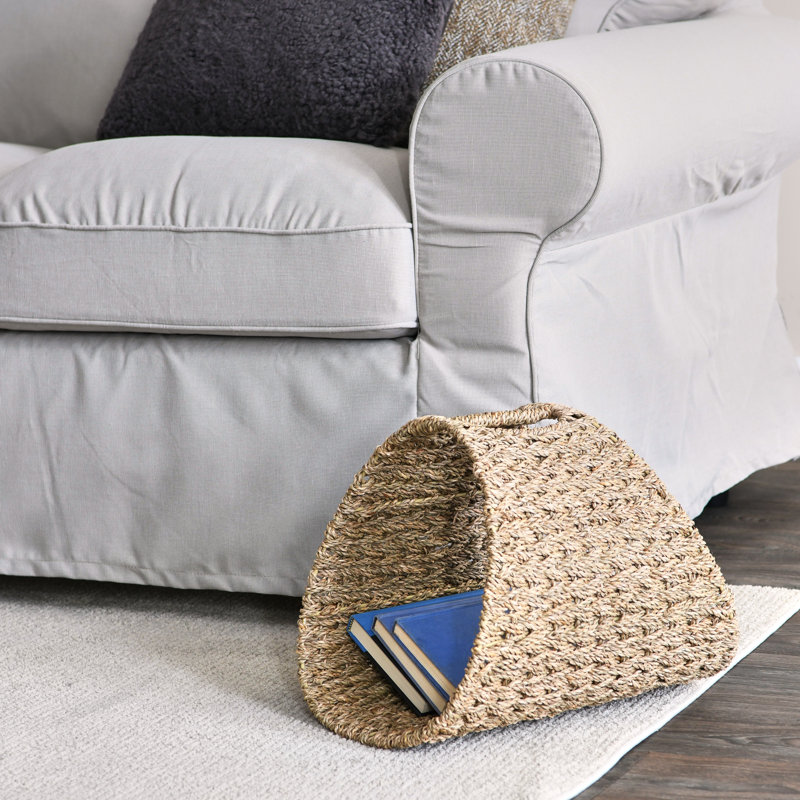 Geraldina Free Standing Magazine Rack, Natural