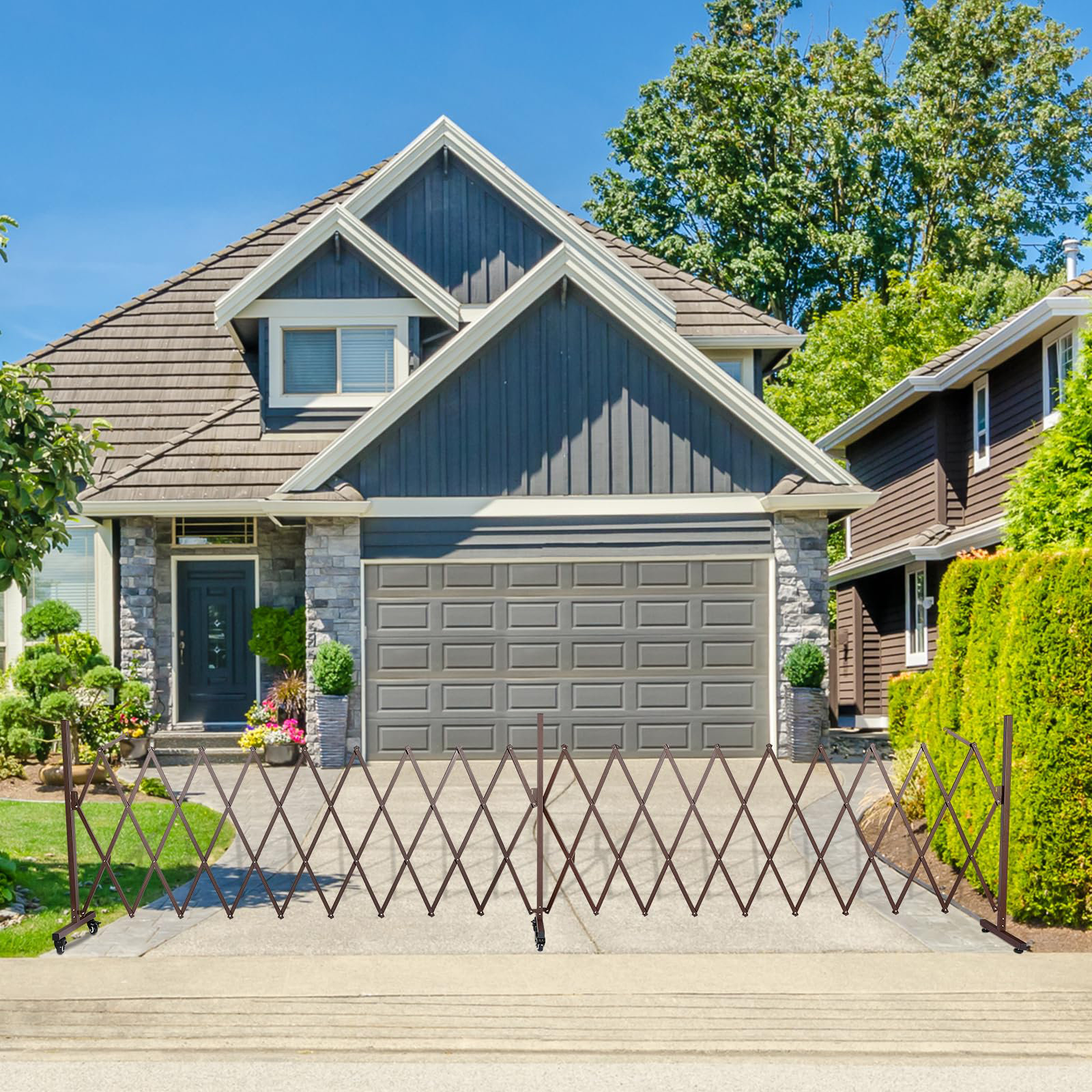 Retractable Gate Dog Fence Across Driveway Retractable Pet Pen