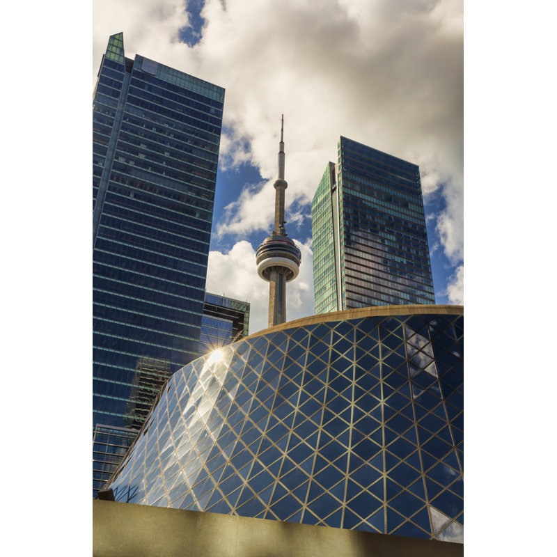 Between The Towers - Wrapped Canvas Print, 46cm H x 30cm W