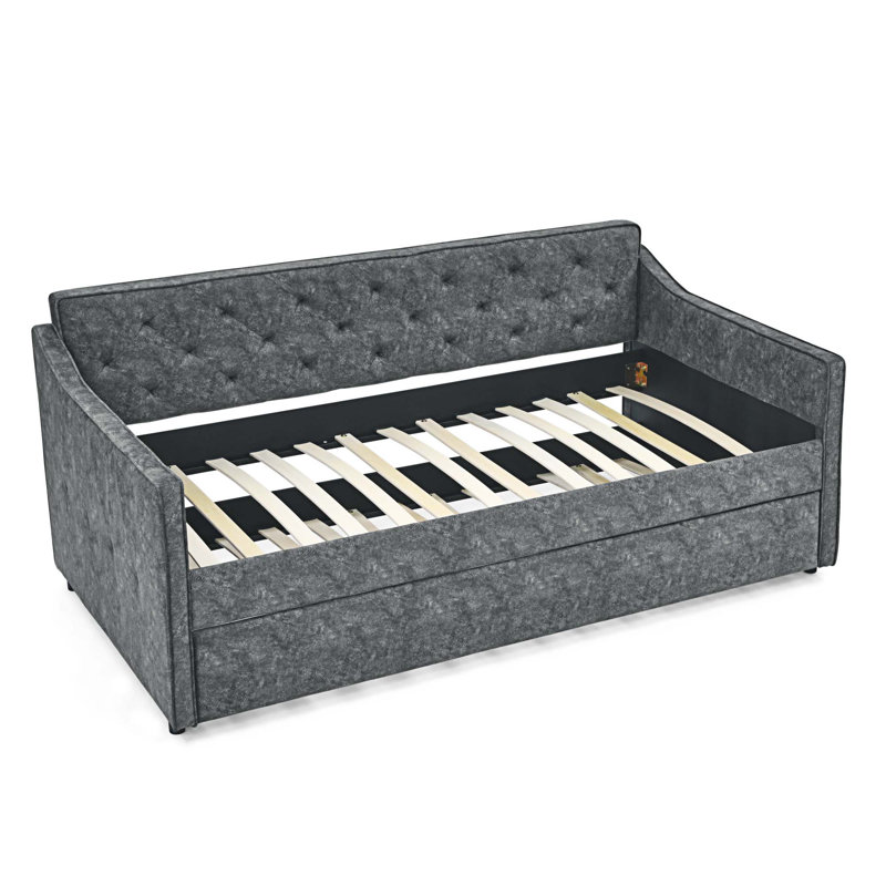 Natrina Upholstered Daybed, Gray