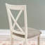 Chaise d'appoint rembourrée en bois massif Atiqa-607373649
