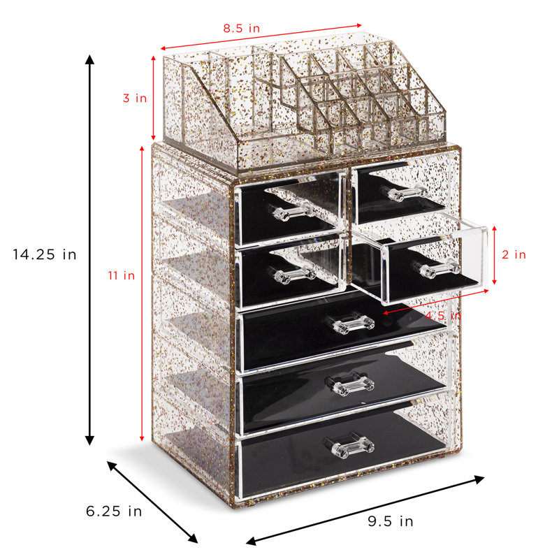 Étui de rangement pour bijoux et bijoux paillettes