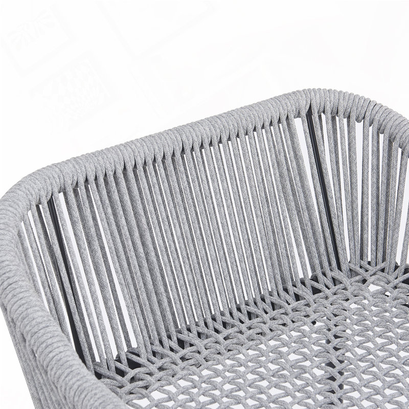 Tabouret de bar pour l'extérieur, Gris clair