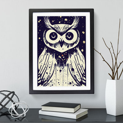 Graffiti Owl - Single Picture Frame Print