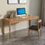 Bureau rectangulaire brun en bois massif-848856103