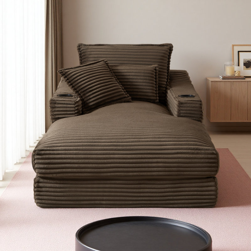 Canapé de 47,24 pouces avec coussin de compression moderne et confortable avec conception de coussin unique, fauteuil de salon