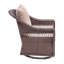 Fauteuil oscillant extérieur en osier Clavier