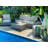 Bogic Rectangular Wicker Outdoor Coffee Table , 42'' in. W 26'' in. D