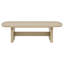 Table basse rectangulaire Beige Oak Coastal