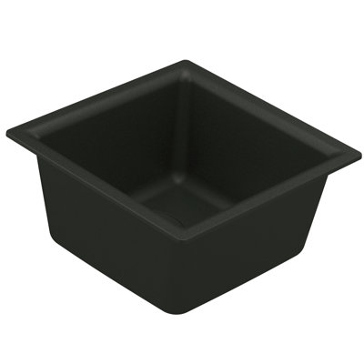 Host 15.75-Inch Wide x 7-Inch Deep Dual Mount Granite Single Bowl Kitchen or Bar Sink