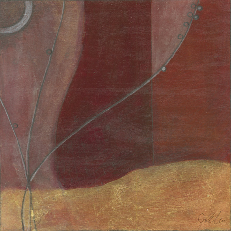 Sun Tendrils II by June Erica Vess - Wrapped Canvas Print, 30cm H x 30cm W x 3.8cm D