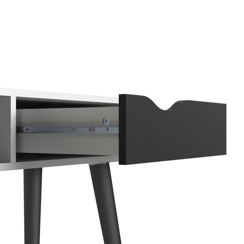 Havana 270.76cm Console Table, White/Black Matt