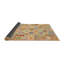 Tapis orange/vert mer contemporaine-1991485563