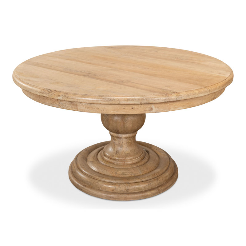 Guillermo Round Solid Wood Dining Table