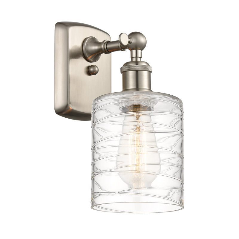 Shauna Armed Sconce, Brushed Satin Nickel