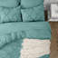 Microfiber Pintuck Duvet Cover Set – 2 Pillowcases-124003289-124003302