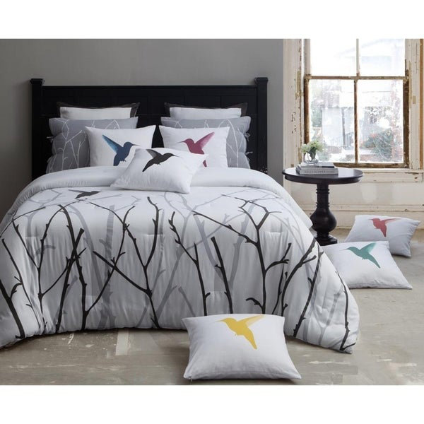Ensemble de housse de couette réversible, Housse de couette grand et 2 taies d'oreiller