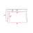 Rectangle Writing Desk Home Office Desk