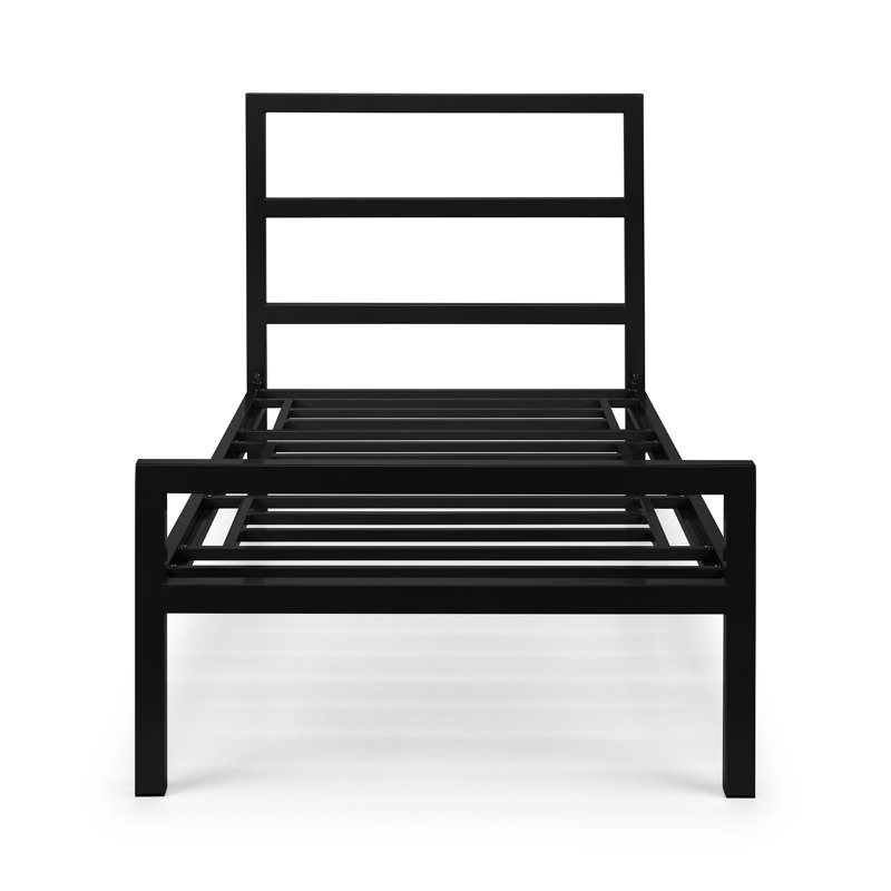 Lorinza Metal Bed, Black, Single (3')