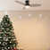 52" Alcena 3 - Blade LED Smart Flush Mount Ceiling Fans with Lights