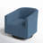 Bevis Upholstered Swivel Barrel Chair-1404839324