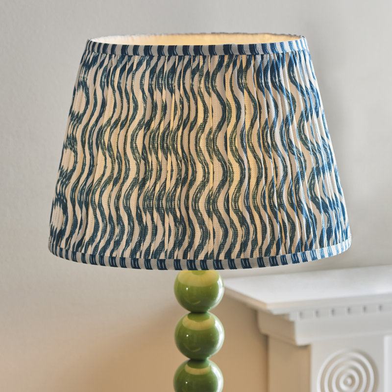 Higgledy 153.2cm Traditional Floor Lamp, Green, Blue/White