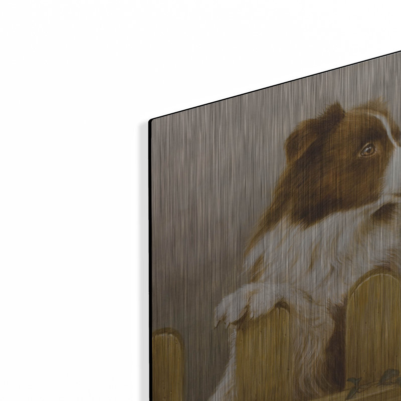 «Brown Collie» par John Silver, H 16 po x l 12 po