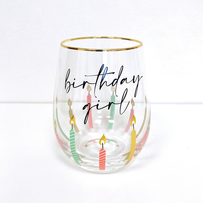 The Party Aisle ™ Millay 20 oz. Verre à vin sans pied en verre