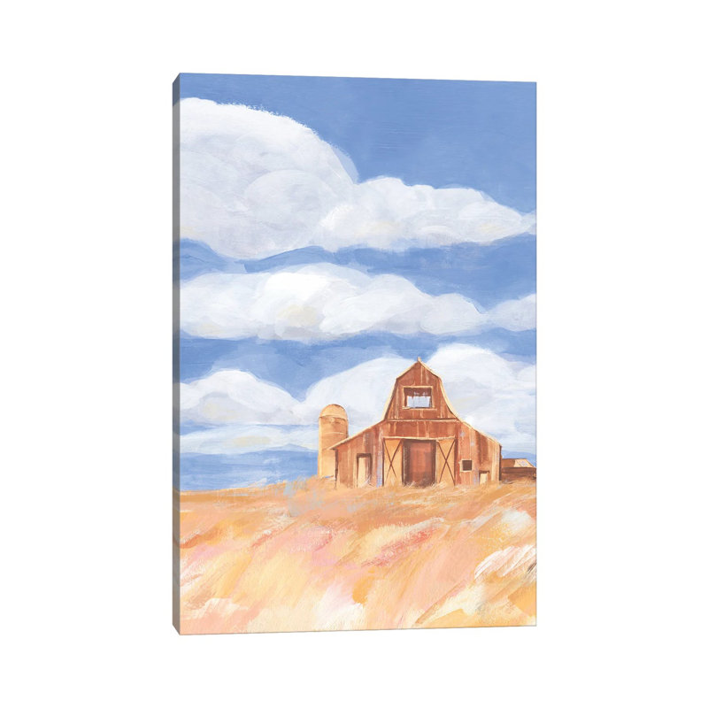 Wheatfield Barn I by Annie Warren - Wrapped Canvas Print, 101.6 cm H x 66.04 cm W x 3.175 cm D