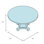 ARS Round Walnut Pedestal Dining Table
