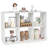 Bookcase Open Back Bookshelf With Anti-tip Kit Modern Style Organizer-1862794426