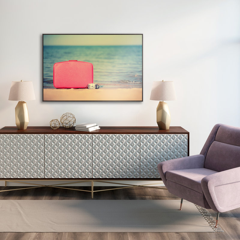 The Traveler Print by Alicia Bock, Glass Coat, 41.75" H x 61.75" W 