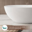 Baignoire profonde autoportante à surface solide de 61 po Fslefay-125475436