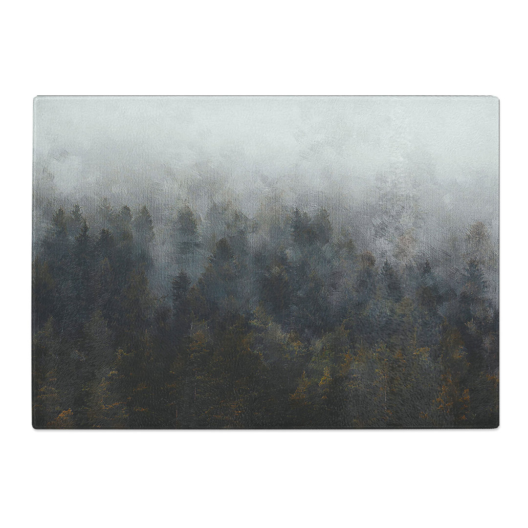 Tempered Glass Pine Forest in Italy Chopping Board