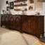 85.3cm Retro Wooden Sideboard Buffet Cabinet