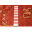 Tapis rouge foncé 9 pi 2 po x 12 pi 4 po Peshawar Finest