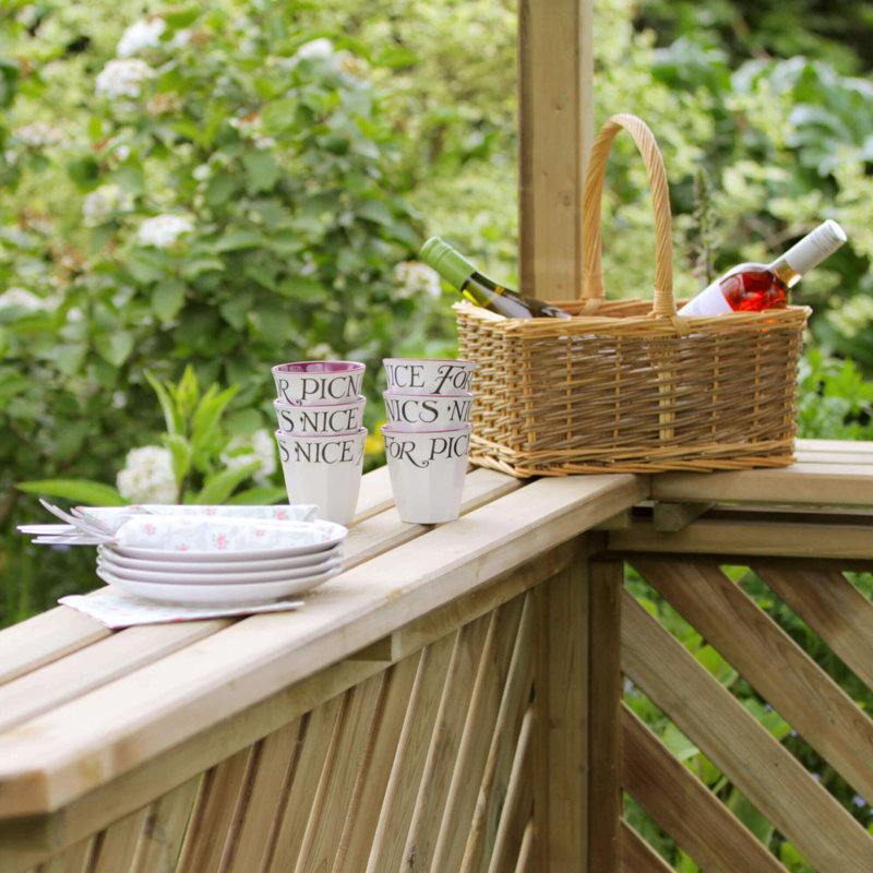 Solid Wood BBQ Gazebo