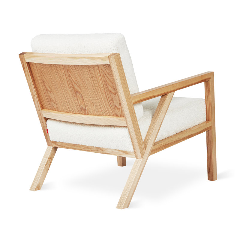 Truss Lounge Chair, Vintage Smoke Performance, Ash Natural