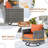GRS Premium All-Weather Wicker 9 - Person Patio Conversation Set with Cushions-111065716-111065715
