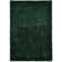 Handmade Cozy rug in dark green