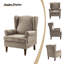 Fauteuil à oreilles de 29 po de large avec pieds en bois massif Aiddan-1758684880