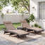 Chaise longue d'extérieur toutes saisons en osier-1635140707