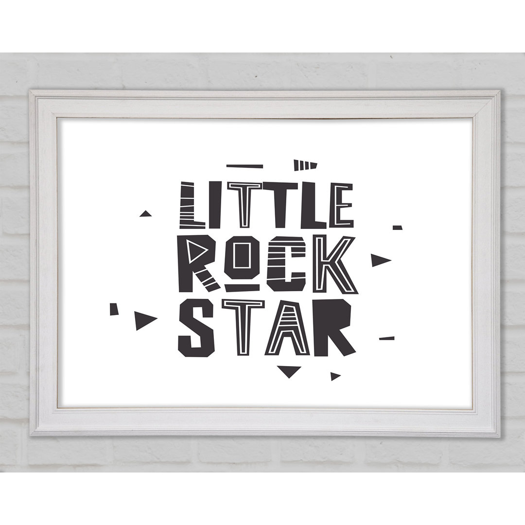 Little Rock Star Gerahmter Druck