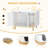 Heidelind Manufactured Wood Cat Litter Box Enclosure with Scratch Pad-1208479957-1208479952