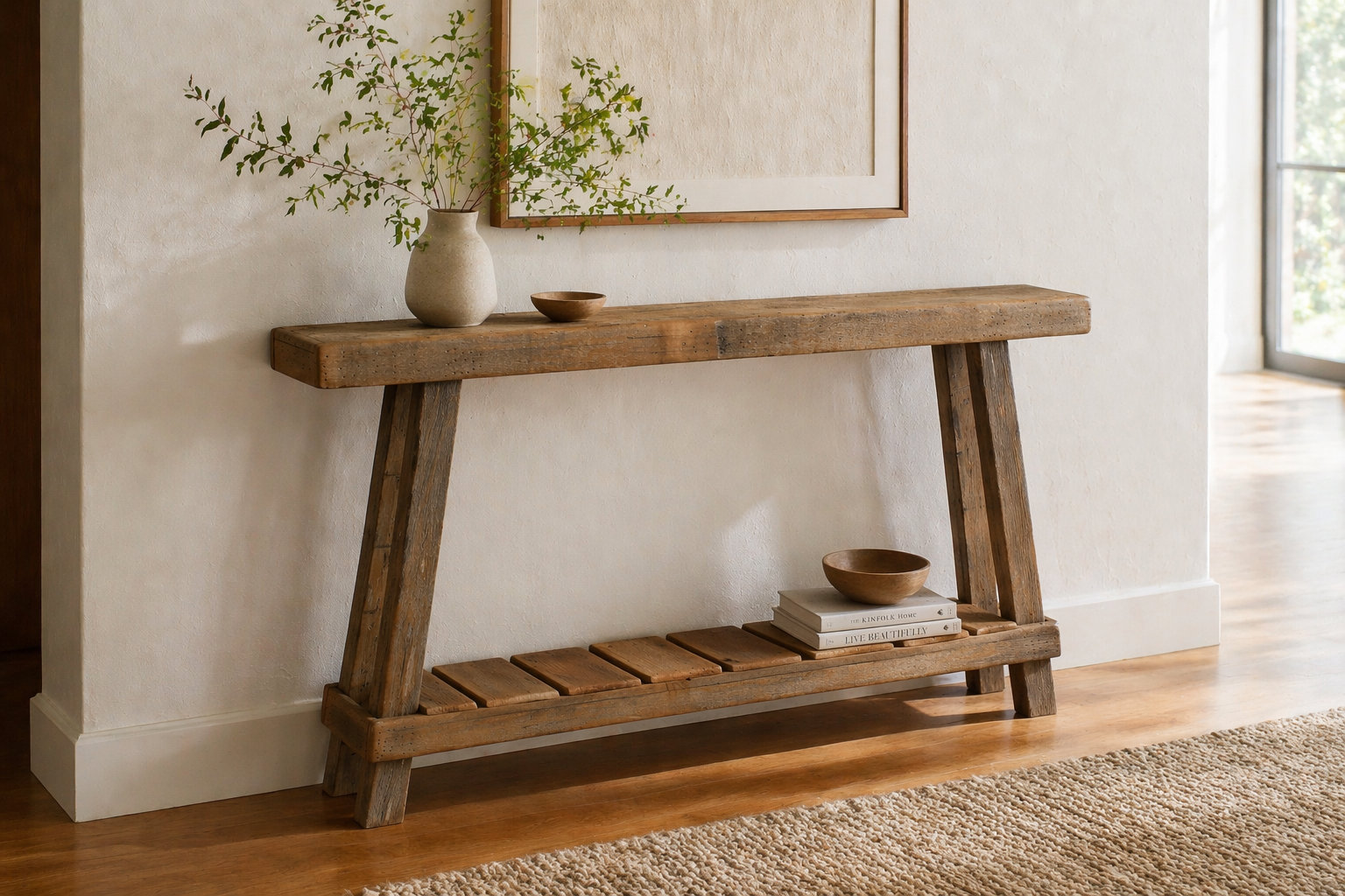 Millwood Pines A-frame Loft Console & Reviews | Wayfair