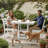 Compact Patio Dining Sets, Hdpe 3 Piece Modern Bistro For Balcony Porch